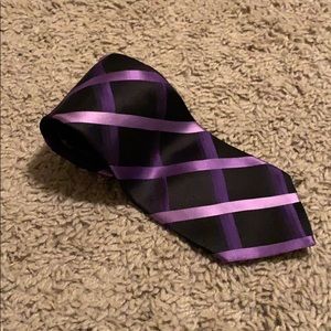 Men’s Tie | Croft & Barrow | Purple Print